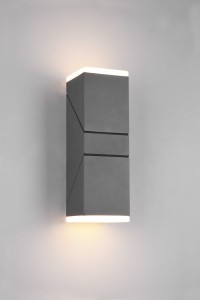 Hador LED kinkiet zewnętrzny 2-punktowy antracyt DL242270660