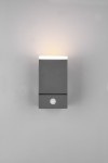 Hador LED kinkiet zewnętrzny 1-punktowy z czujnikiem ruchu antracyt DL142270669