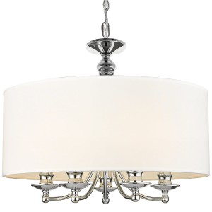 Abu Dhabi lampa wisząca 5-punktowa chrom P05406WH