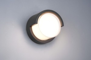 Puno LED kinkiet  zewnętrzny 1-punktowy czarny R27036132