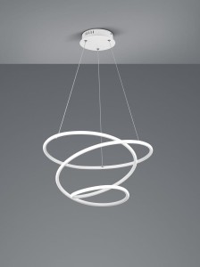 Nemenia LED lampa wisząca 1-punktowa biała DL131-37051