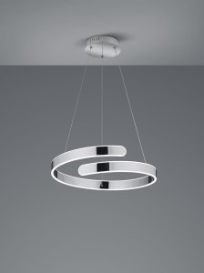 Parma LED lampa wisząca 1-punktowa chrom R37071106
