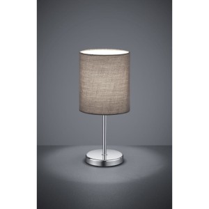 Jerry lampa stołowa 1-punktowa szara/chrom R50491011