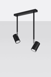 Norano lampa sufitowa (spot) 2-punktowa czarna SL.1075