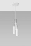 Borgio lampa wisząca 3-punktowa biała SL.1080