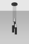 Borgio lampa wisząca 3-punktowa czarna SL.1081
