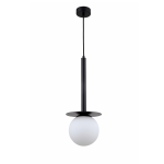 Roma lampa wisząca 1-punktowa czarna LP-1345/1P BK