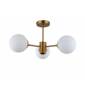Roma lampa sufitowa 3-punktowa złota LP-1345/3P GD