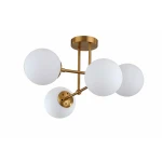 Roma lampa sufitowa 4-punktowa złota LP-1345/4P GD