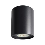 Bima Round lampa sufitowa 1-punktowa czarna  ML7011