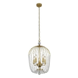 Shower lampa wisząca 5-punktowa złota 30216-5GO