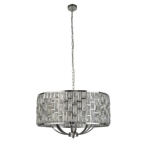 Bijou lampa wisząca 8 punktowa chrom 6588-8CC