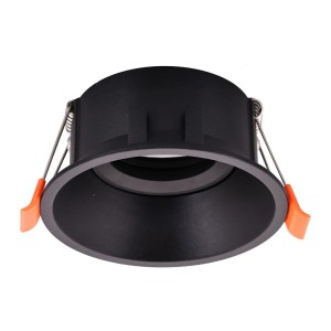 Rols Round oprawa do zabudowy 1-punktowa czarna MLOS7240