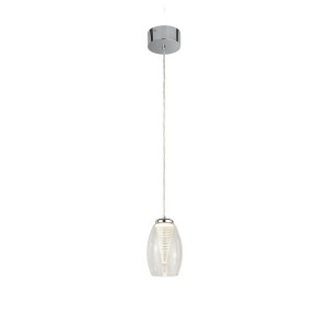 Cyclone LED lampa wisząca 1-punktowa chrom 97291-1CL