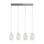 Cyclone LED lampa wisząca 4-punktowa chrom 97292-4CL
