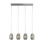 Cyclone LED lampa wisząca 4-punktowa chrom/przydymiona 97292-4SM