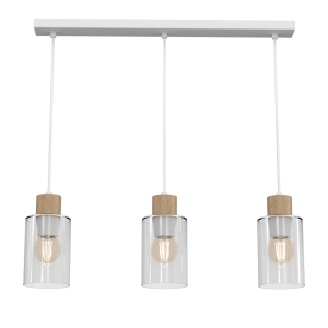 Madera lampa wisząca 3-punktowa biała MLP8555