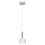 Arena lampa wisząca 1-punktowa biała/złota MLP7754