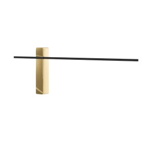 Bene Parette Nero/Gold 60 LED kinkiet 1-punktowy czarny/złoty OR85082