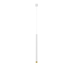 Q I Bianco/Gold 50 lampa wisząca 1-punktowa biała/złota OR85167