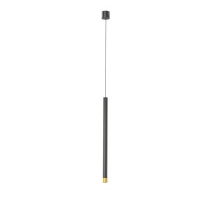 Q I Nero/ Gold 50 lampa wisząca 1-punktowa czarna/złota OR85112