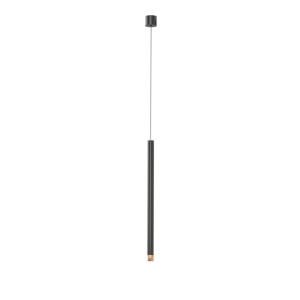 Q I Nero/Rose Gold 50 lampa wisząca 1-punktowa czarna/różowe złoto OR85143