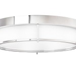 Lampa sufitowa Romi PL Cromo 50 w kolorze chromu, czteropunktowa, z okrągłym kloszem i białym materiałem dyfuzyjnym. Widok z góry, ukazujący gładką, błyszczącą powierzchnię oraz detale mocowania. Idealna do nowoczesnych wnętrz.