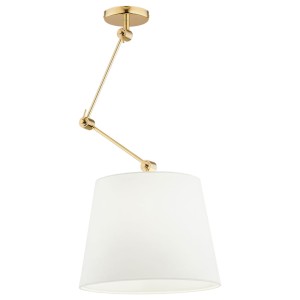 Zakyntos Plus lampa wisząca 1-punktowa złota/biała 4895AR