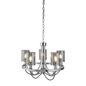 Catalina lampa wisząca 5-punktowa chrom 9045-5CC