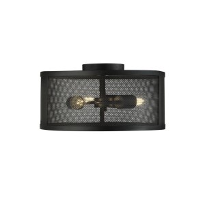 Fishnet kinkiet 3-punktowy czarny 2843-3BK