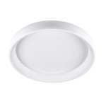 Plafon Alessia D41 LED 4000K w kolorze białym, okrągły, o minimalistycznym designie. Widoczny w górnej perspektywie, z gładką, matową powierzchnią i subtelną ramką. Idealny do montażu na suficie.