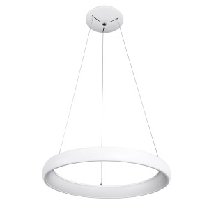 Alessia D61 LED 4000K lampa wisząca 1-punktowa biała 5280-850RP-WH-4