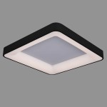 Giacinto LED 4000K plafon 1-punktowy czarny 5304-850SQC-BK-4