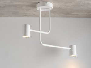 Luis lampa sufitowa 2-punktowa biała 33419