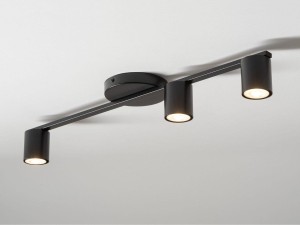 Sky lampa sufitowa 3-punktowa czarna 33433