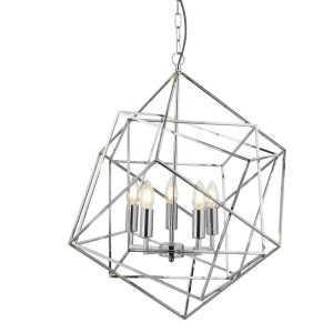 Cube lampa wisząca 5-punktowa chrom 7865-5CC