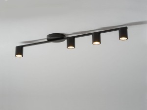 Sky lampa sufitowa 4-punktowa czarna 33436