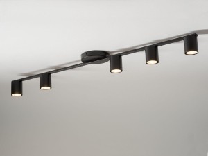 Sky lampa sufitowa 5-punktowa czarna 33439