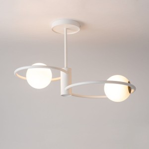 Aqua lampa wisząca 2-punktowa biała/złota 33463