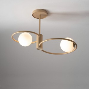 Aqua lampa wisząca 2-punktowa złota 33464