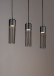 Fobia lampa wisząca 3-punktowa czarna/srebrna 33454