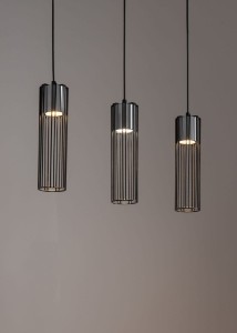 Fobia lampa wisząca 3-punktowa czarna/srebrna 33454