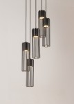 Fobia lampa wisząca 5-punktowa czarna 33459