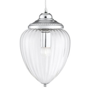Moscow lampa wisząca 1-punktowa chrom 1091CC