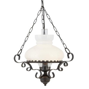 Oil lampa wisząca 1-punktowa rustykalny brąz 576RU