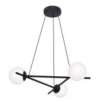 Arton lampa wisząca 3-punktowa czarna K-4966 