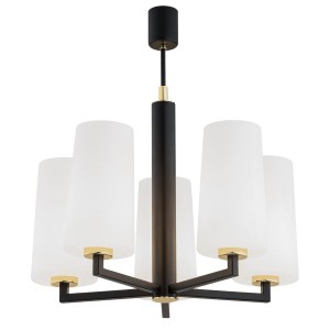 Camelot Plus  lampa wisząca 5-punktowa czarny 2114AR