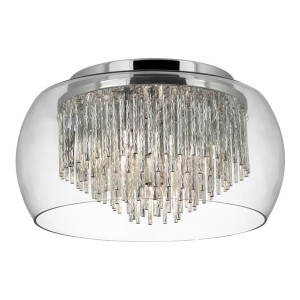 Curva lampa sufitowa 4-punktowa chrom 4624-4CC