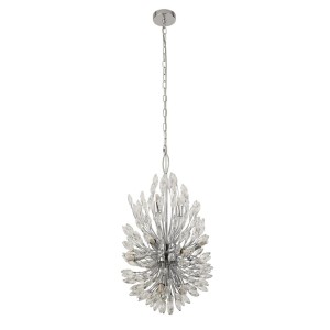 Peacock lampa wisząca 14-punktowa chrom 86012-14CC