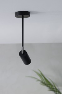 Torino lampa wisząca 1-punktowa czarna 108476